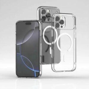 Funda Para iPhone 16 Pro Max Transparente Magnetica Magsafe Transparente Lisa